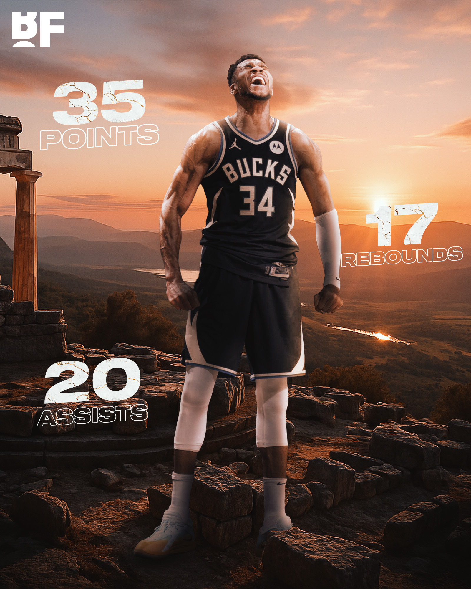 9you娱乐-雄鹿击败篮网，字母哥全场高效27+得分